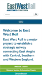 Mobile Screenshot of eastwestrail.org.uk